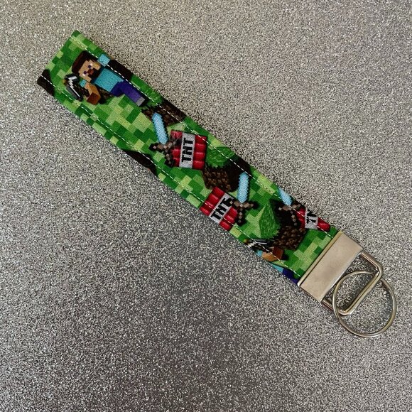 Accessories - NWOT Minecraft Handmade Fabric Key Chain/Key Fob